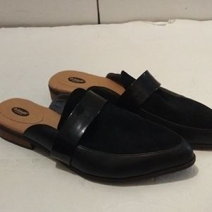 Dr Scholls Exact Black Mules Sz US 9.5